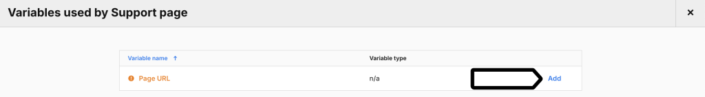 urecognized varibale to create