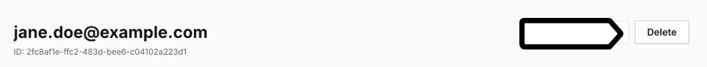 Delete a user in Piwik PRO account
