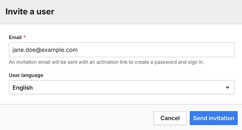 Adding a user in Piwik PRO account
