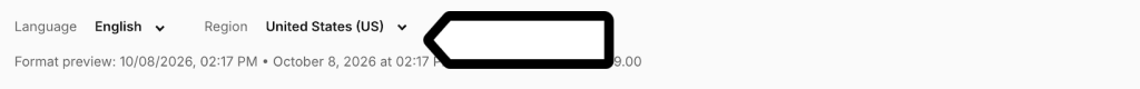 selecting user region in Piwik PRO