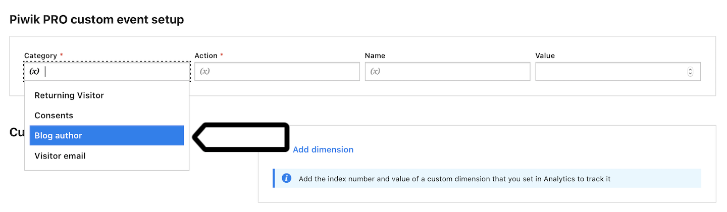 Create a variable in Tag Manager in Piwik PRO