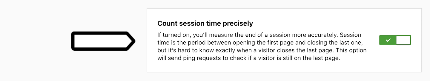 Count session time precisely