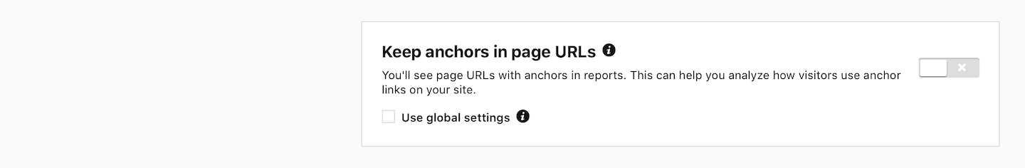 Keep anchors in page URLs (off)