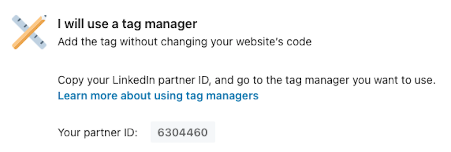 LinkedIn Insight tag in Tag Manager in Piwik PRO