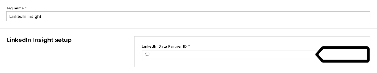LinkedIn Insight tag in Tag Manager in Piwik PRO