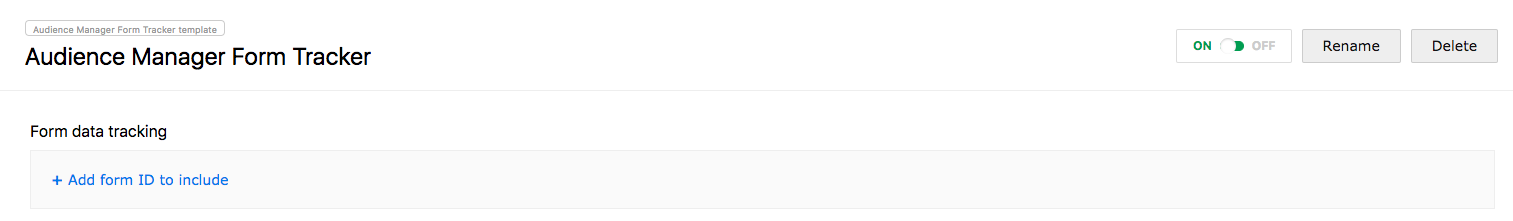 Audience Manager Form Tracker