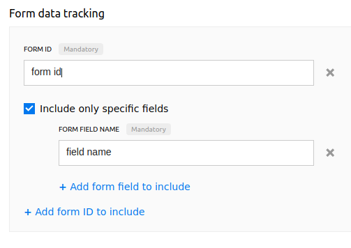 Audience Manager Form Tracker