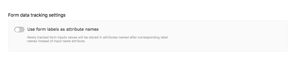 Form label as attribute