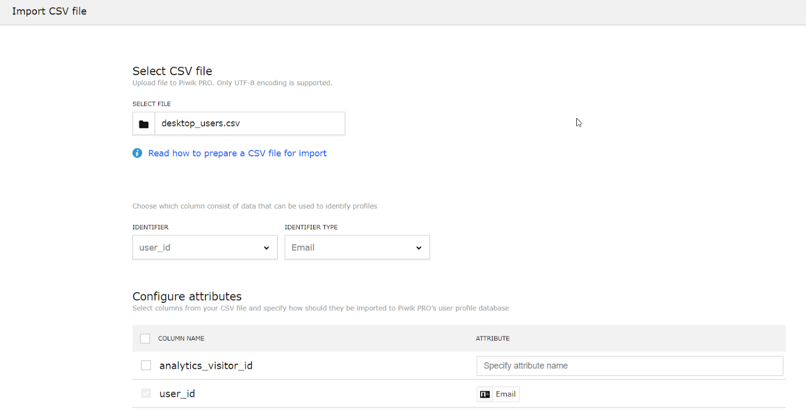 CSV Import