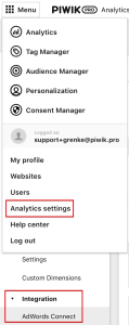 Google Ads Integration - Configuration