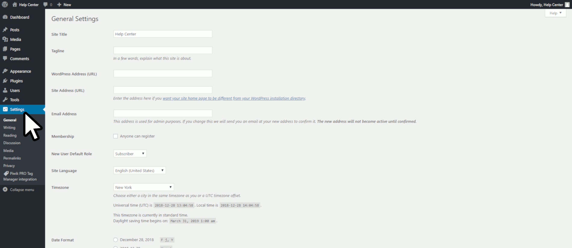 Plugin configuration for asynchronous tags
