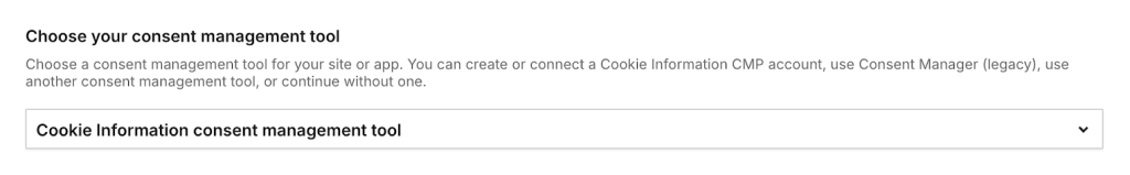 Choose your consent management tool in Piwik PRO