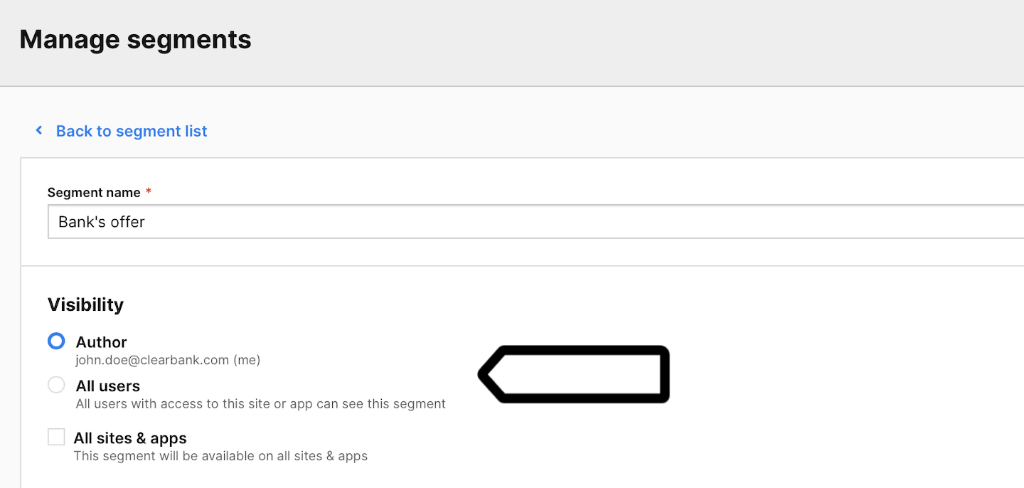 Segment Details 