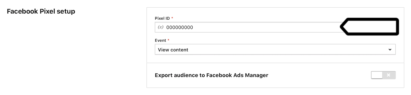 Export an audience to Facebook