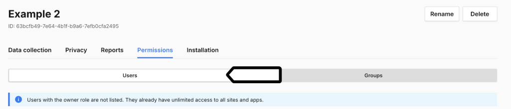 setting up site permssions for users or groups