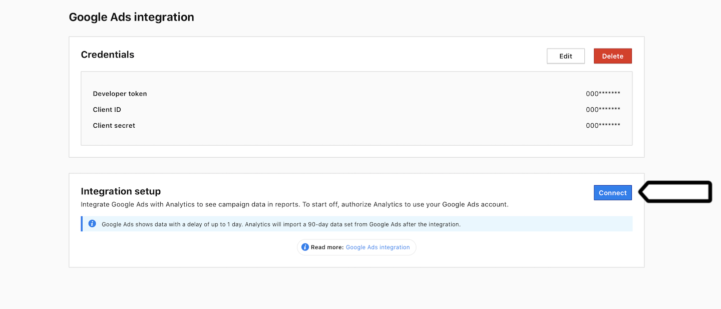 Google Ads integration (private cloud and on-premises) in Piwik PRO