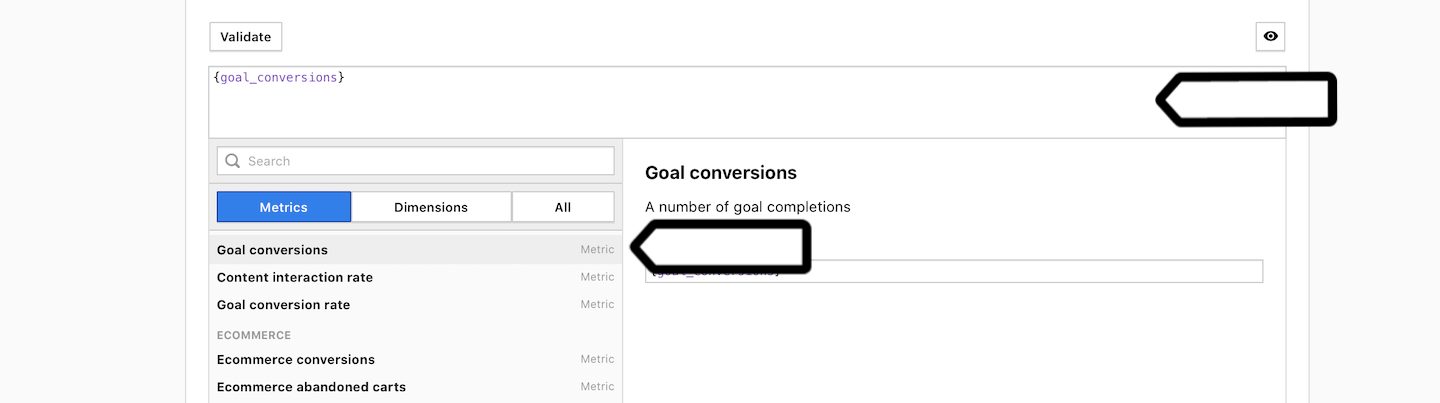 Calculated metrics in Piwik PRO