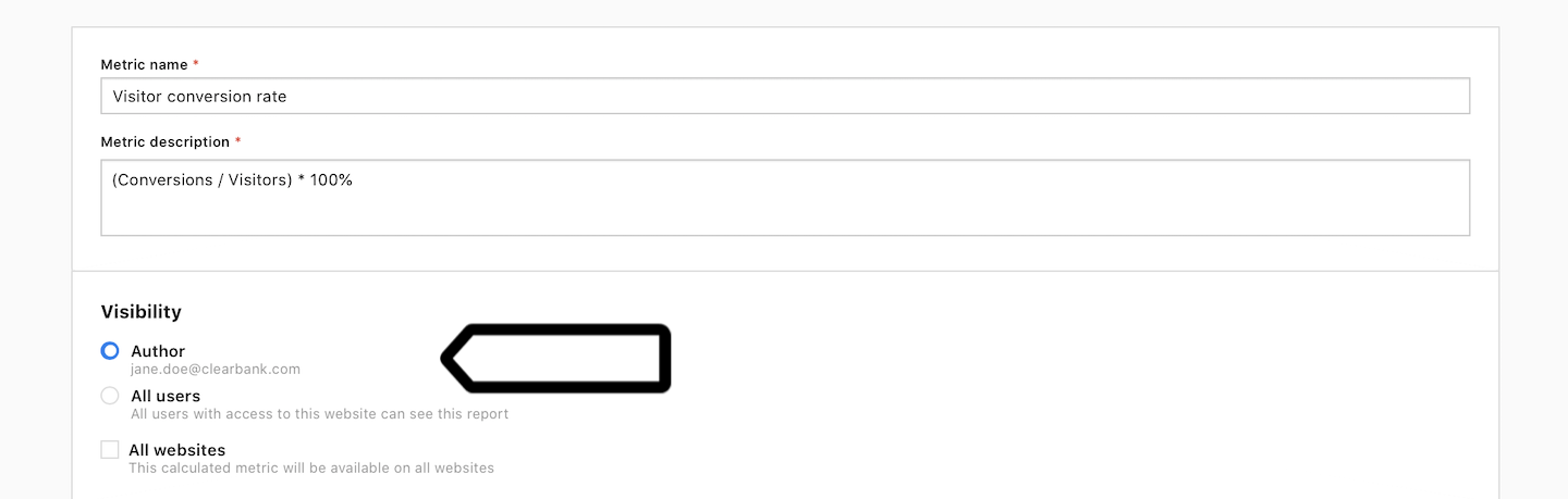 Calculated metrics in Piwik PRO