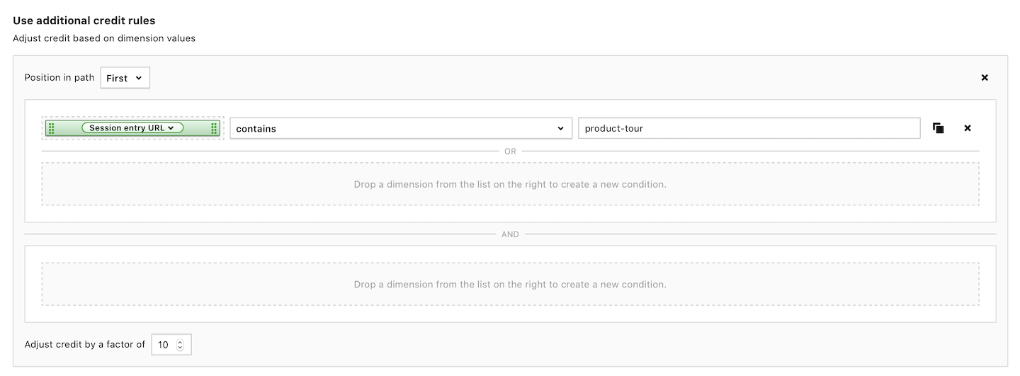 Custom attribution models in Piwik PRO