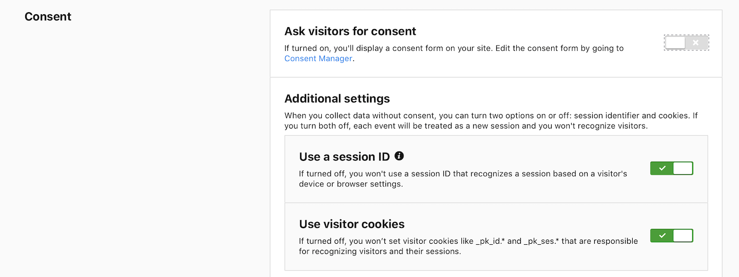 Privacy option: Ask visitors for consent (off)