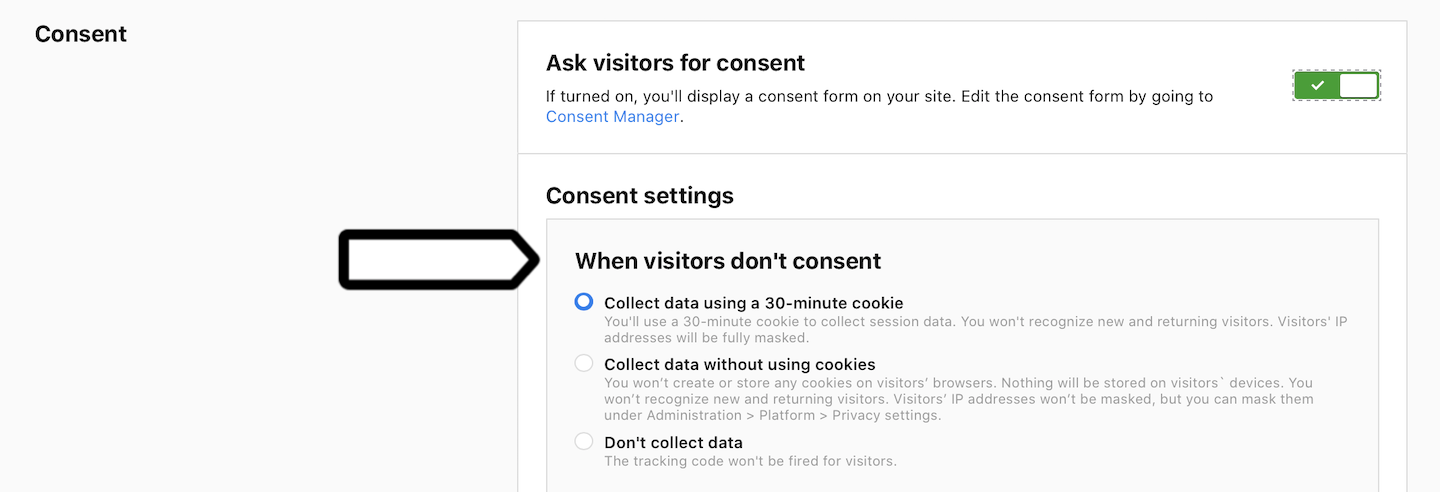 When visitors don't consent