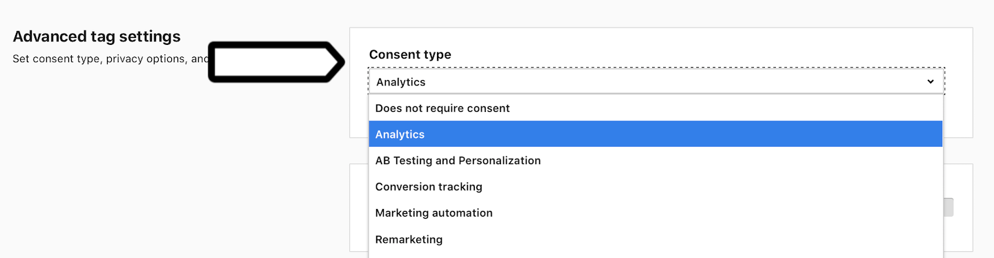 Consent types in Piwik PRO