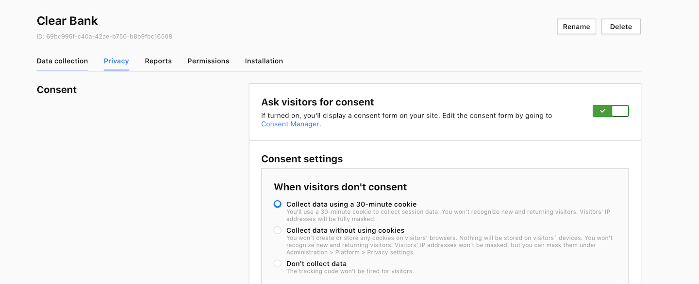 Privacy (Administration)