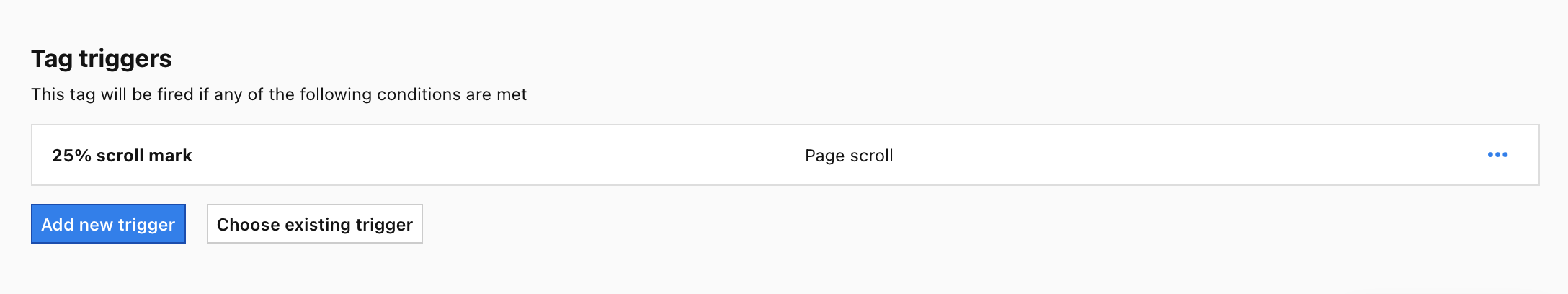 Page scroll trigger in Piwik PRO