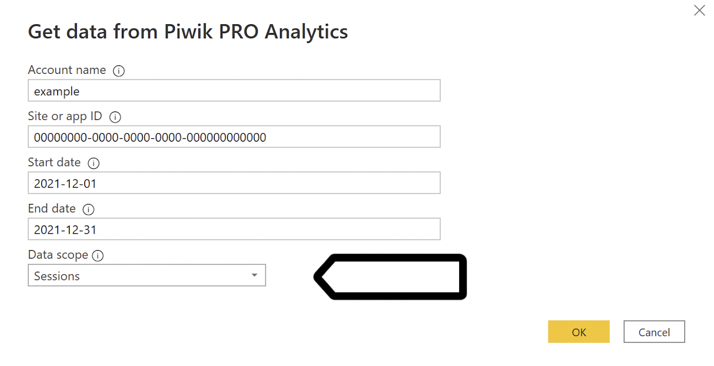 Microsoft Power BI Desktop integration in Piwik PRO