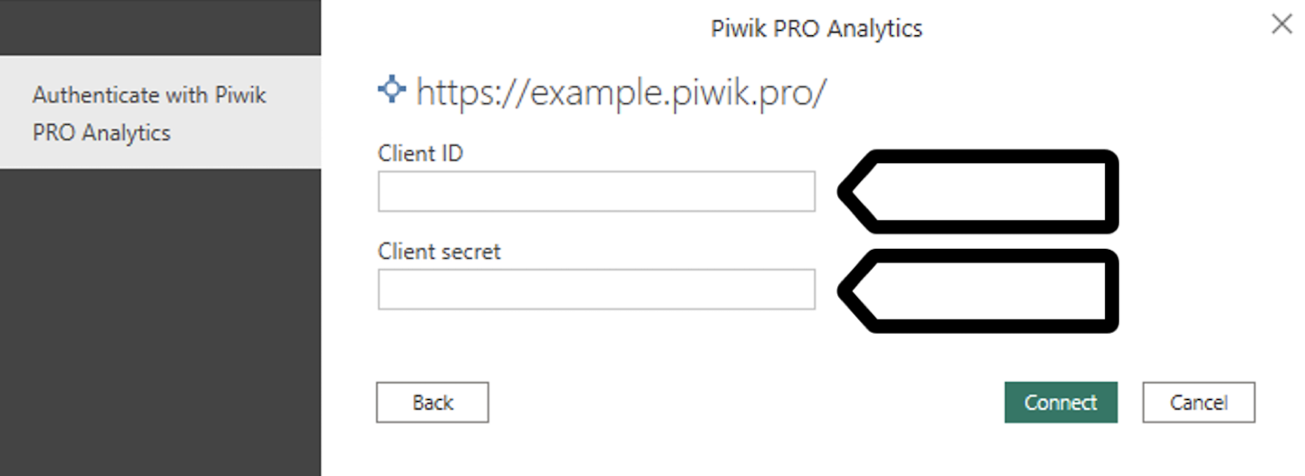 Microsoft Power BI Desktop integration in Piwik PRO