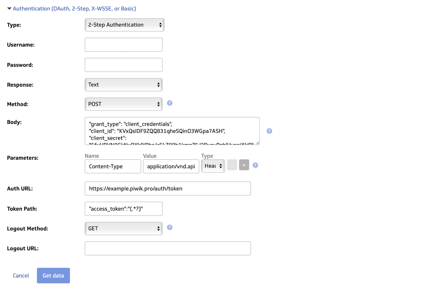 Klipfolio integration