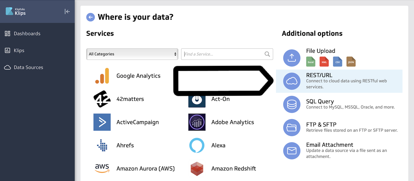 Klipfolio integration