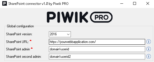 SharePoint On-premises integration with Piwik PRO