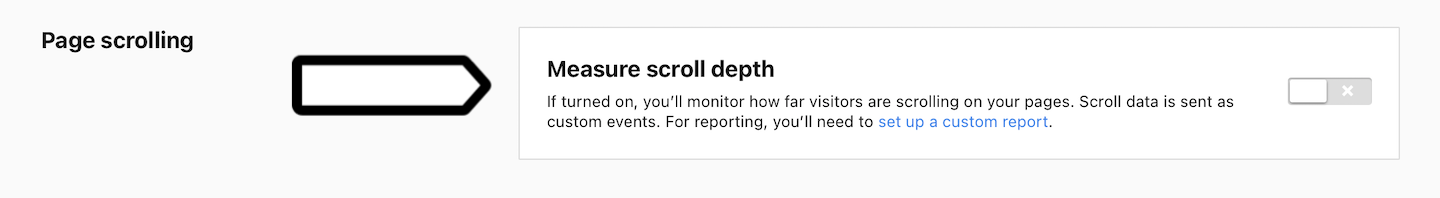 Page scrolling (off) in Piwik PRO