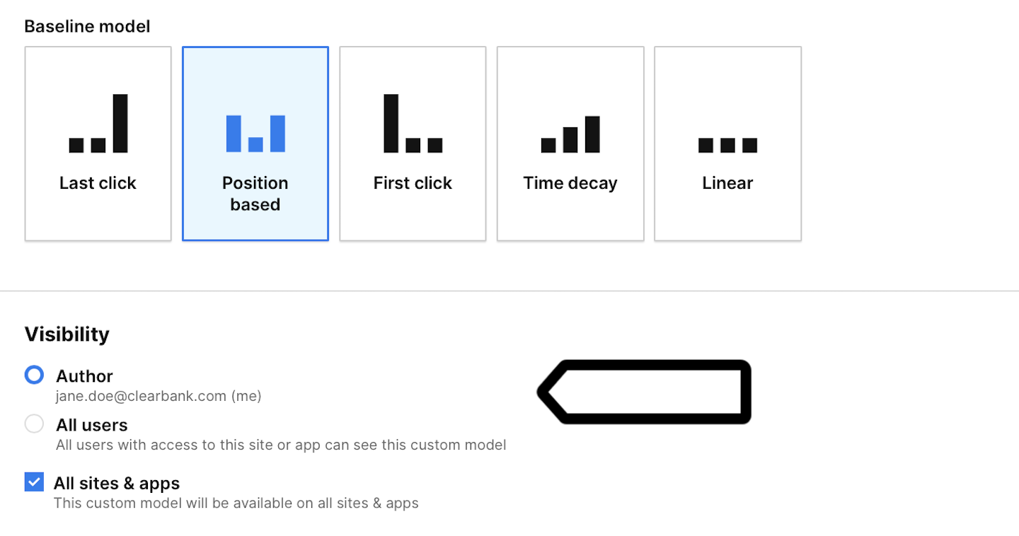 Custom attribution model in Piwik PRO