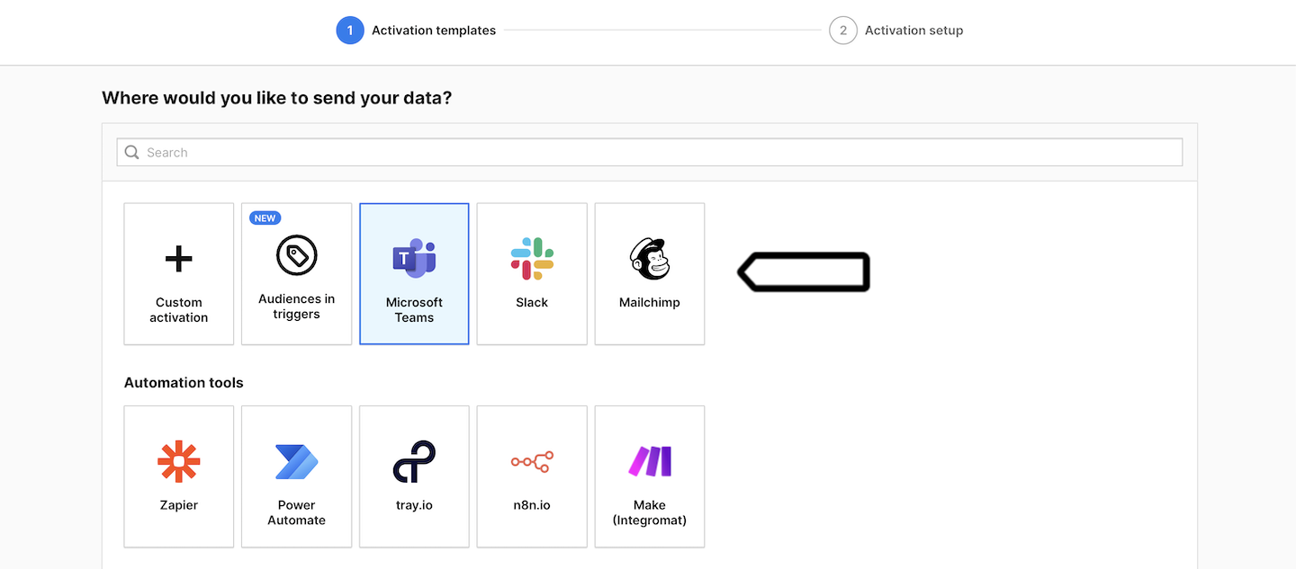 Microsoft Teams activation in Piwik PRO