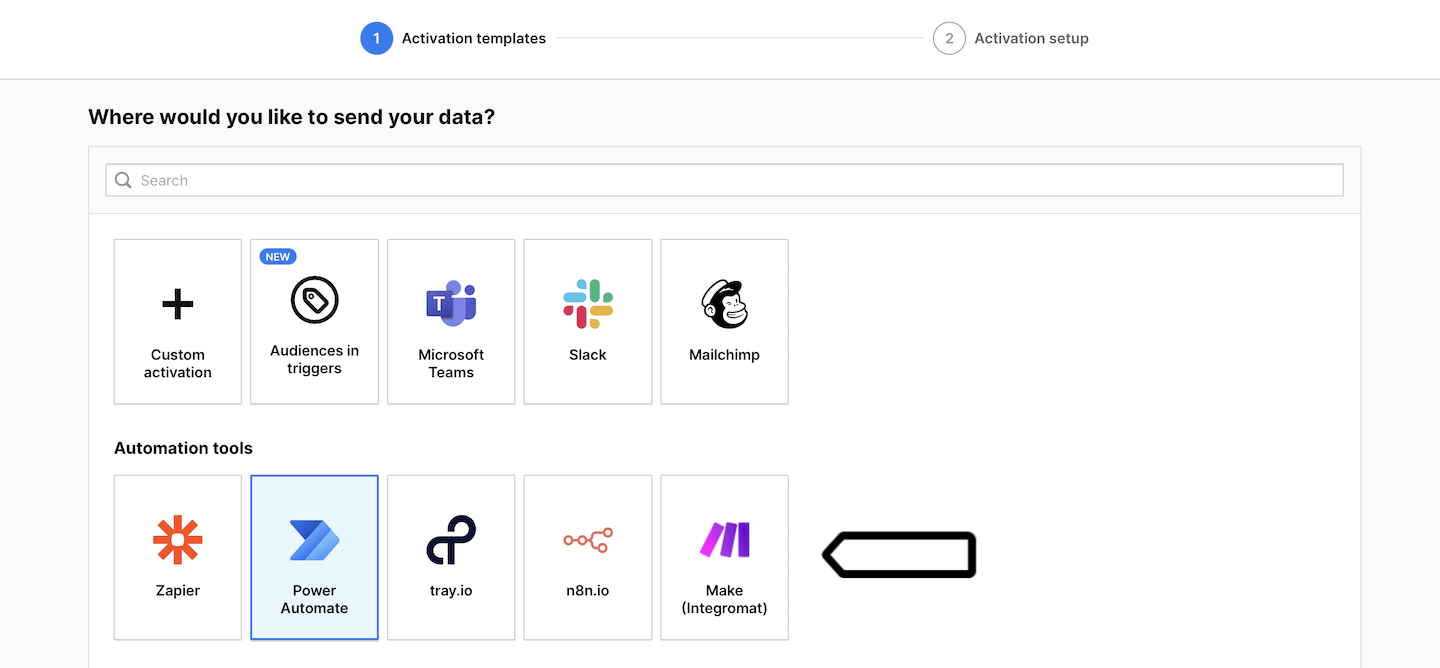 Power Automate activation in Piwik PRO