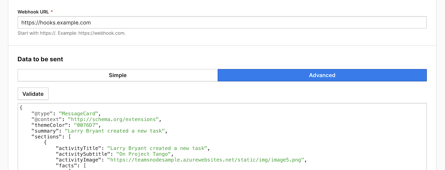 Microsoft Teams activation in Piwik PRO