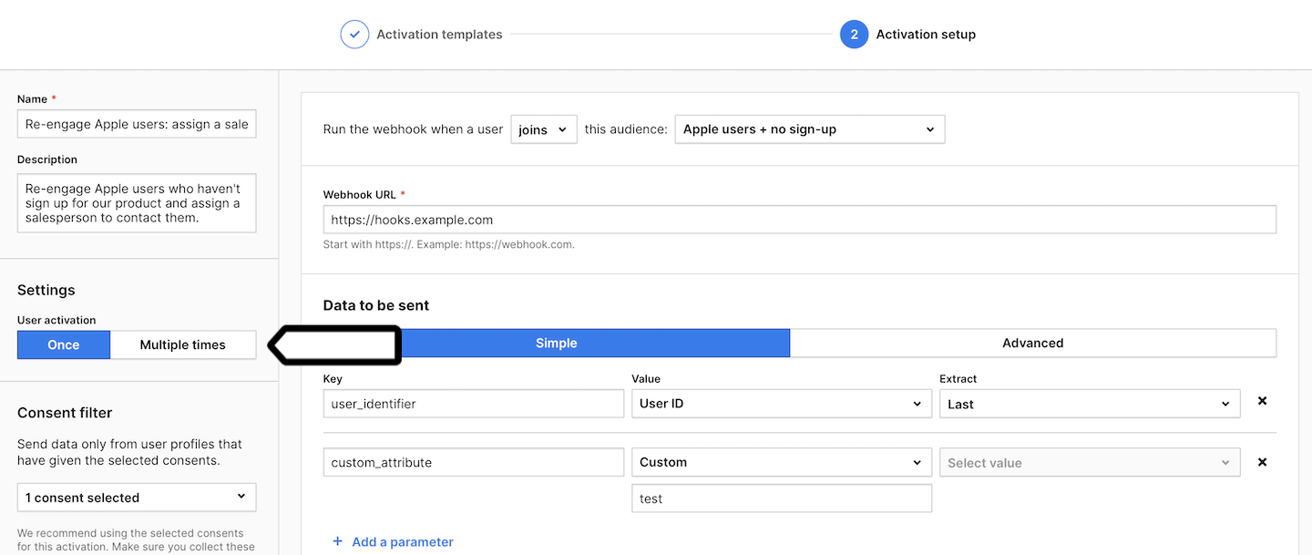 n8n activation in Piwik PRO