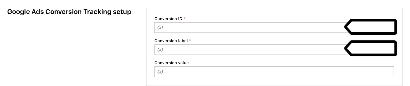 Google conversion tracking in Piwik PRO