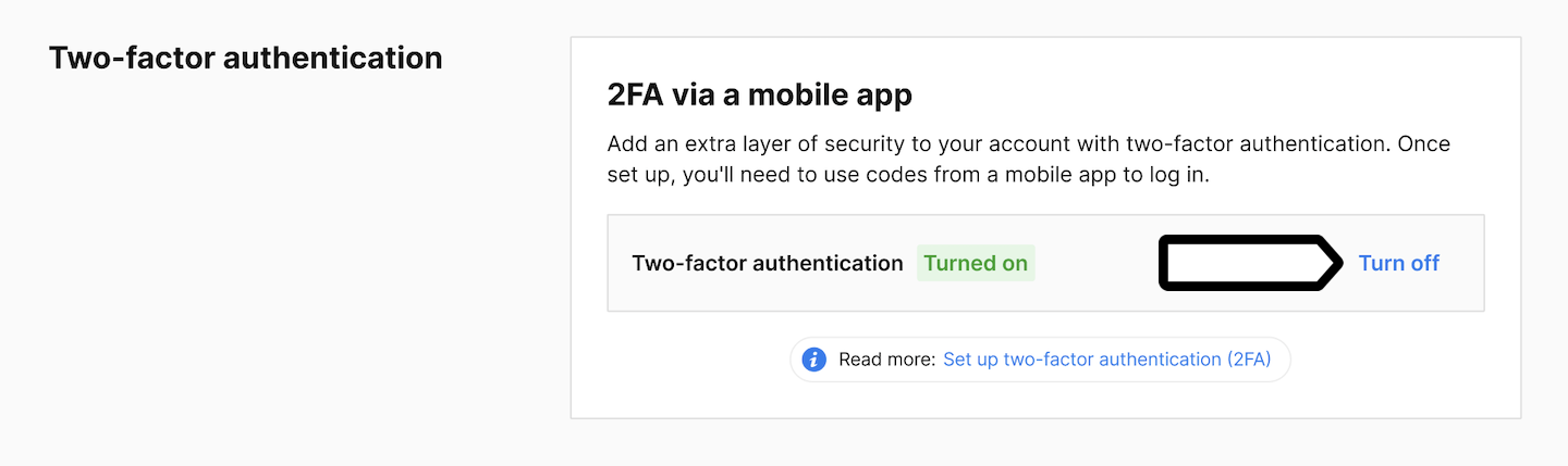 2FA in Piwik PRO