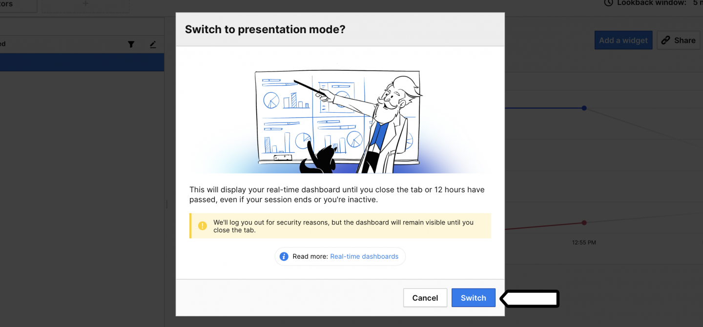 real-time dashboards - presentation-mode-2