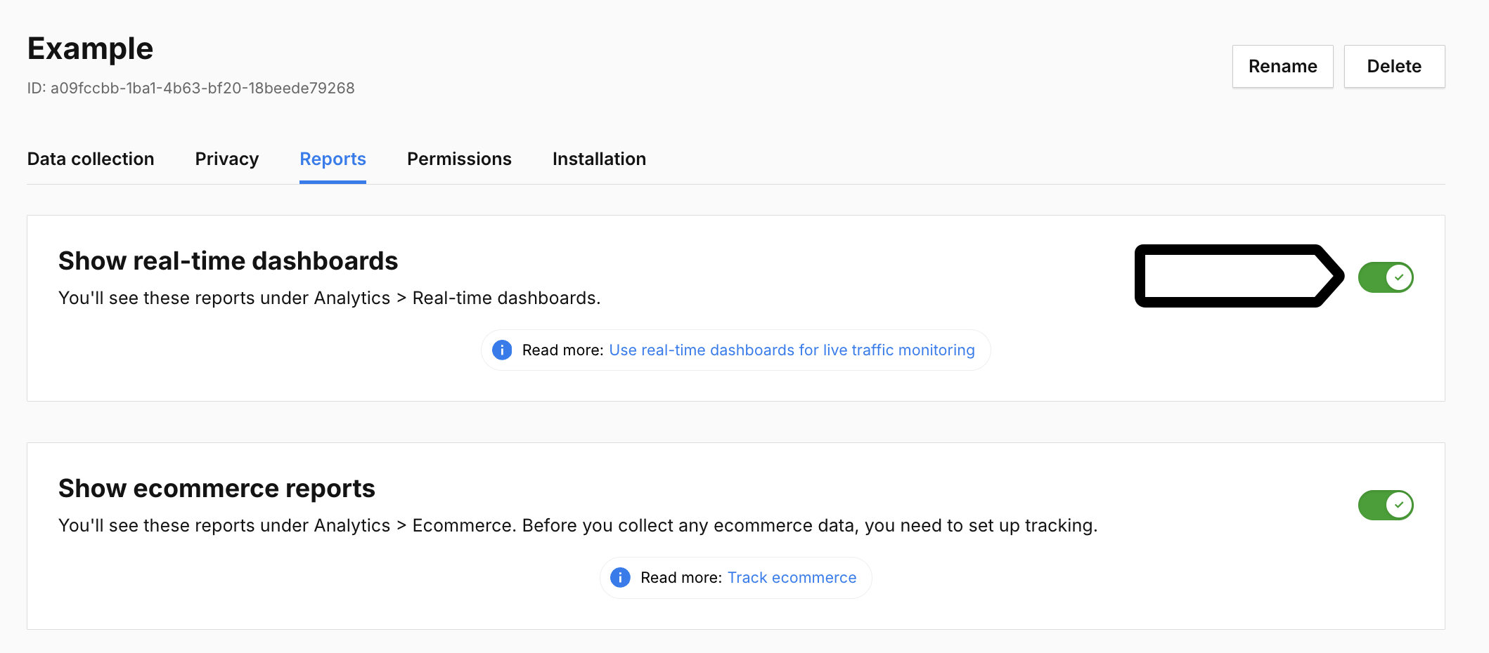 real-time dasboards (Administration) Piwik PRO