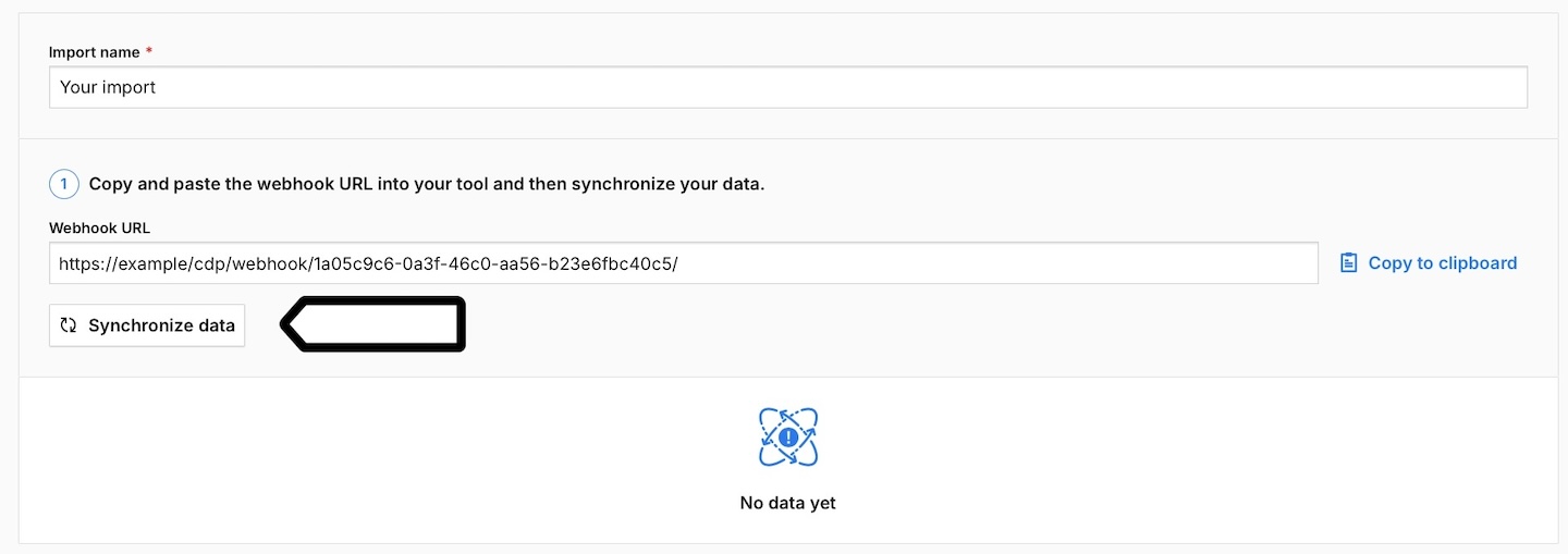 Data import in Piwik PRO CDP