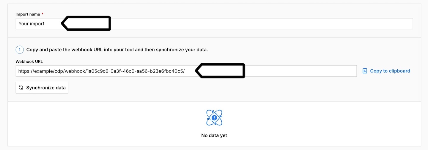 Data import in Piwik PRO CDP