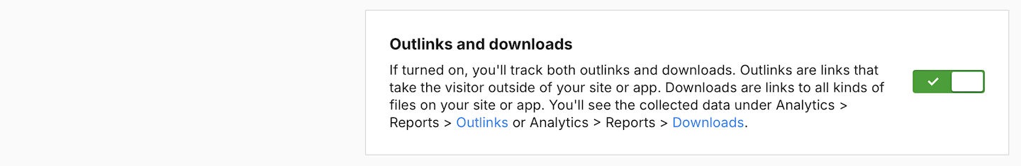 Outlinks and downloads in Piwik PRO