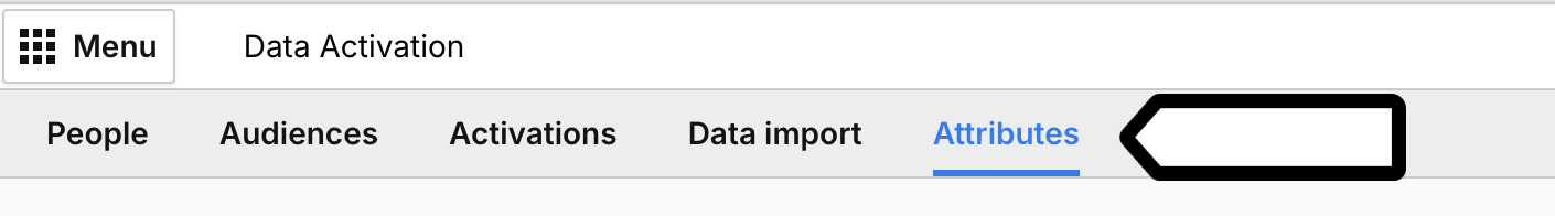 attributes in Piwik PRO Data Activation