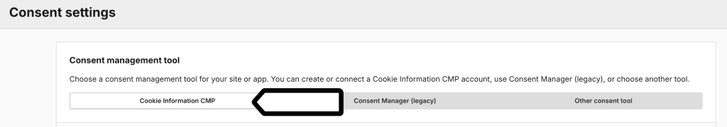 selecting consent management tool in Piwik PRO Privacy