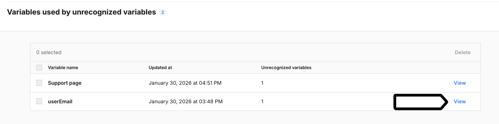 view variable in Piwik PRO Tag Manger Overview