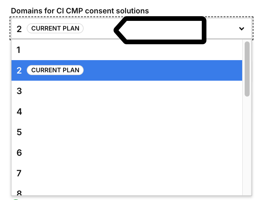 Choosing tracked tracked actions in Piwik PRO Business plan